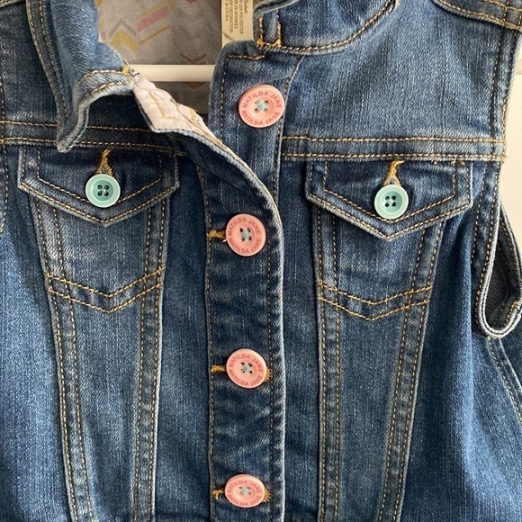 Matilda Jane Ruffle Jean Vest EUC - Picture 5 of 5